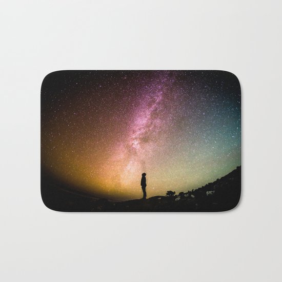 Under the sky Bath Mat