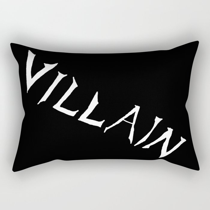 Villain in Black Rectangular Pillow