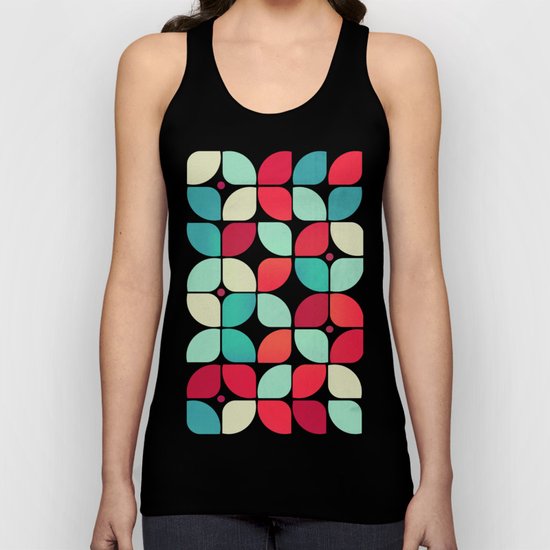 Vintage Garden Pattern Unisex Tank Top