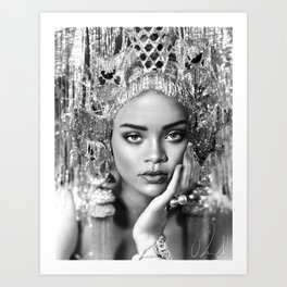 Rihanna Art Prints For Any Decor Style Society6
