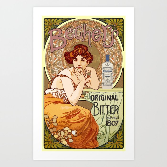 modern art nouveau posters