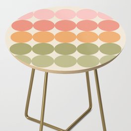 Geometric colour Dots 1. Peachy & Green Side Table