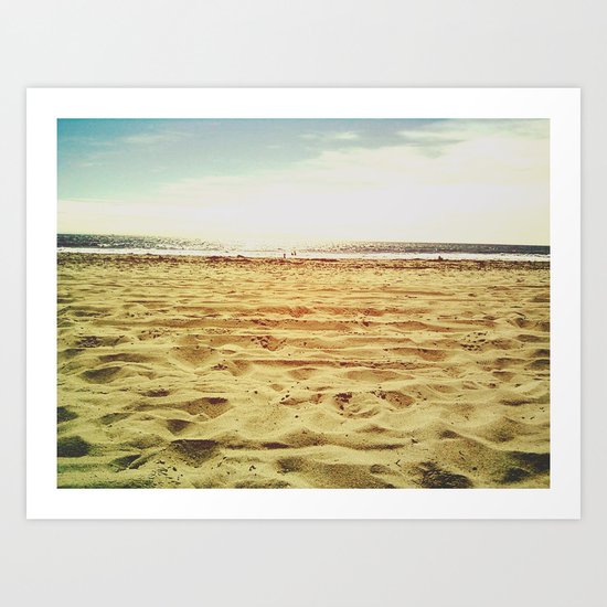 Time in the Sand Art Print