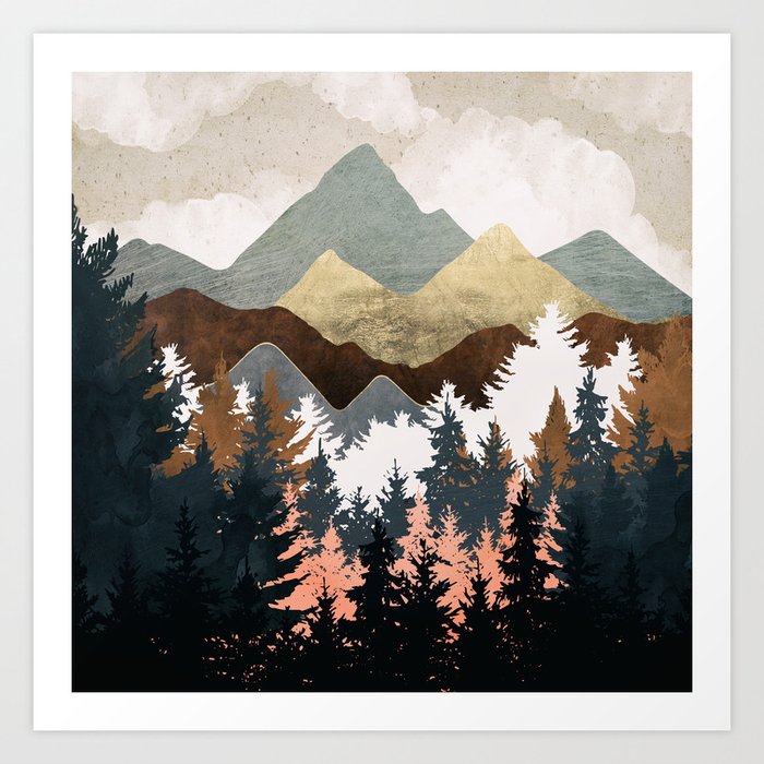 Forest View Art Print