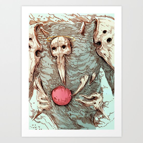 SACHIEL II Art Print