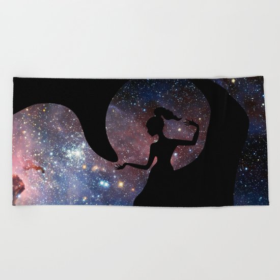 Galaxy From Within Beach Towel