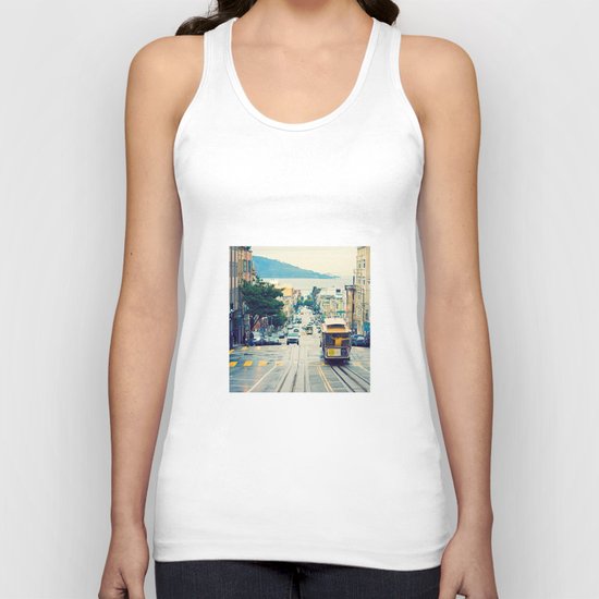 San Francisco Cable Car Unisex Tank Top