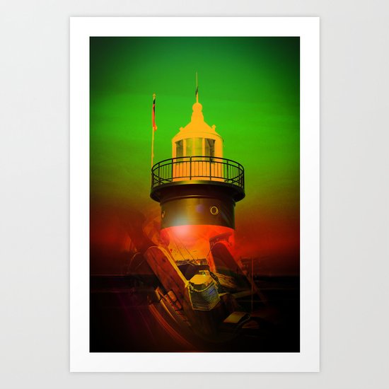 Lighthouse 4 Art Print