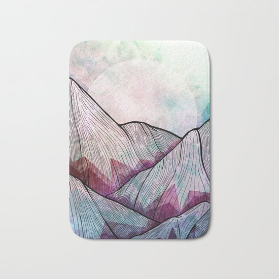 A cold summer morning Bath Mat