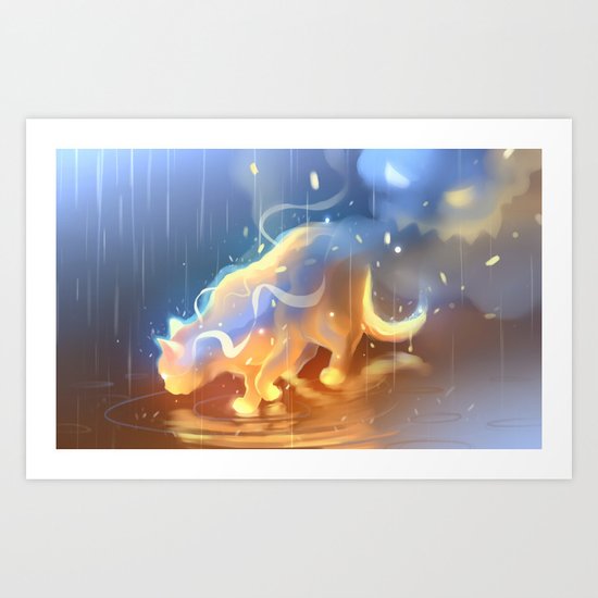 Flame Bound Art Print
