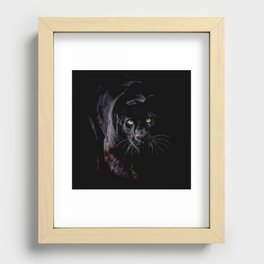 Panther Eyes Recessed Framed Print