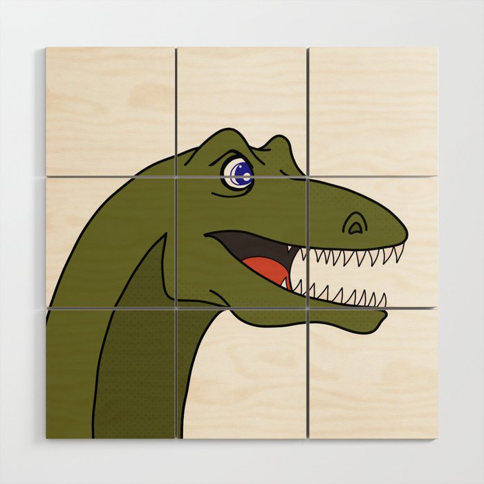 Tyrannosaurus for dinosaur lovers Wood Wall Art