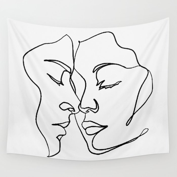 The Couple Wall Tapestry