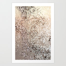 Sparkling GOLD Lady Glitter #1 (Faux Glitter) #decor #art #society6 Art Print