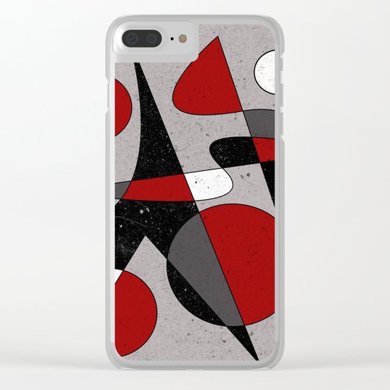 Abstract #106 Clear iPhone Case