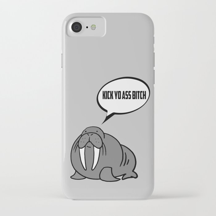 Angry Walrus iPhone Case