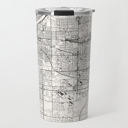 Rockford, USA - Vintage City Map Travel Mug