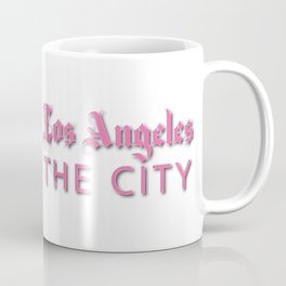 Los Angeles The City in Pink Coffee Mug