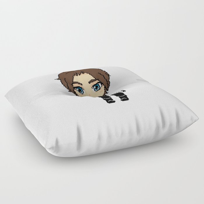 Bucky Pixel Floor Pillow