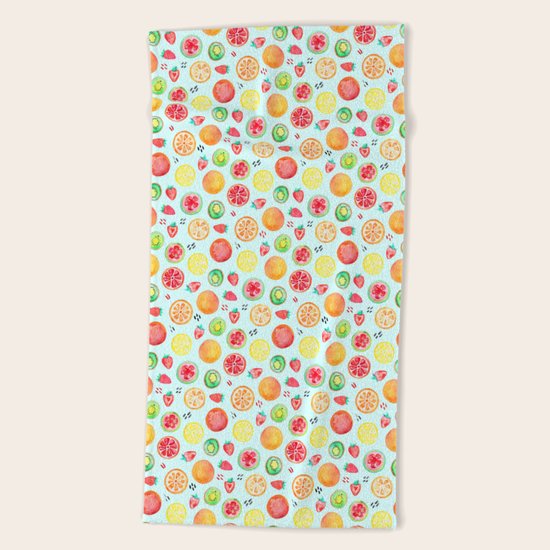 Fruit Salad Beach Towel