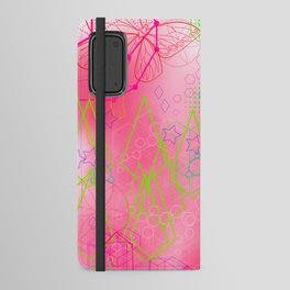 Butterflies and gemstones abstract Android Wallet Case
