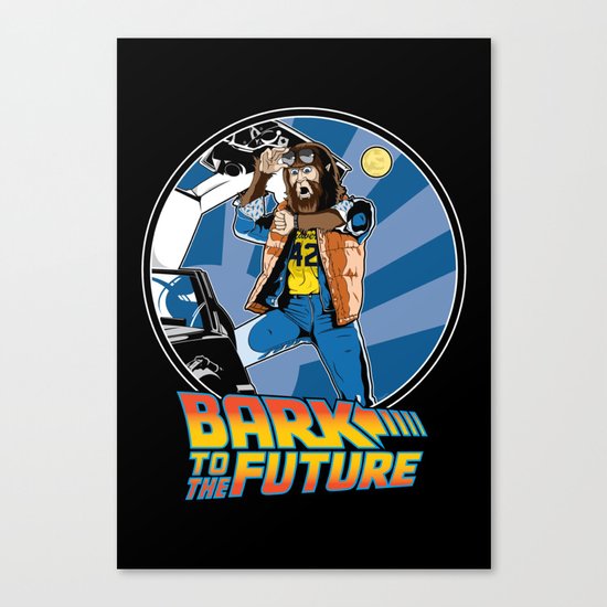 Bark to the Future Canvas Print