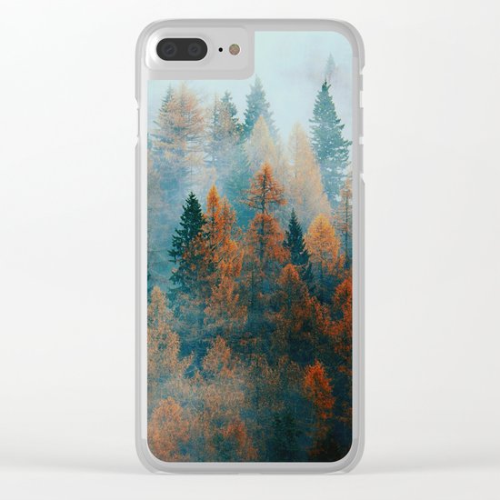 Holomontas Autumn Clear iPhone Case