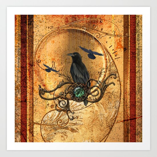 The crow Art Print