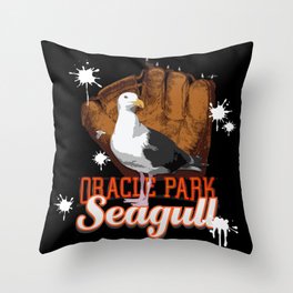San Francisco Seagull  Throw Pillow