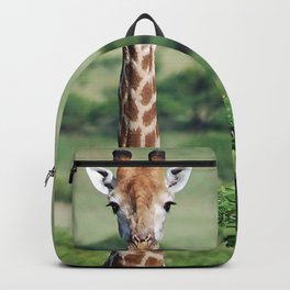 Giraffe Standing tall Backpack | Tall, Giraffe, Trees, Tallest, Africa, Spots, Bushes, Safari, Color, Animal 