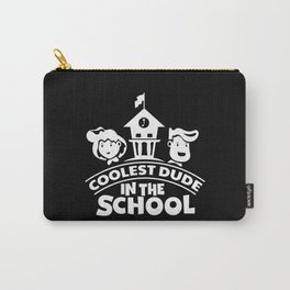 Coolest Dude In The School Cute Funny Kids Carry-All Pouch