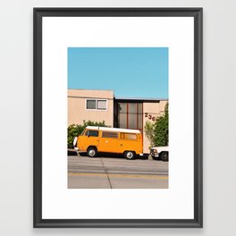 17.27.09 Framed Art Print | Silverlake, Color, Peace, La, Sanfransisco, Bus, Losangeles, Photo, Colorful, Curated 