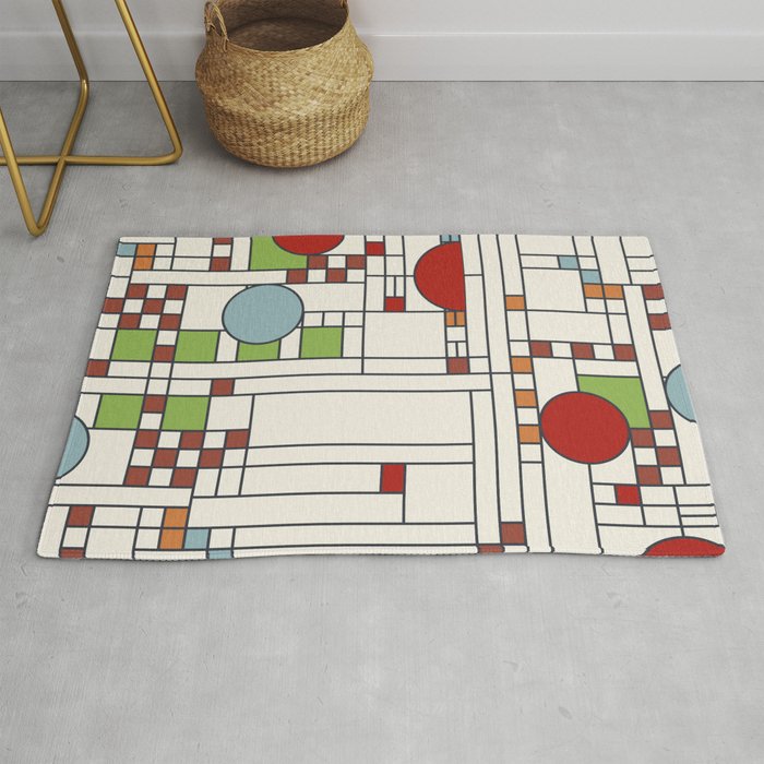 Stained glass pattern S02 Rug