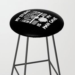 My Studio Is My Man Cave Bar Stool