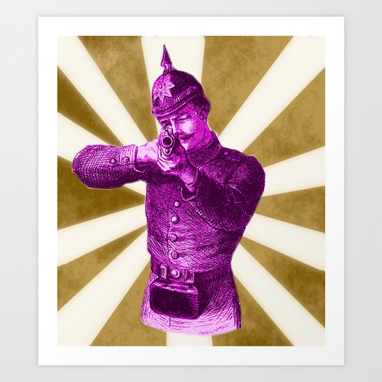 Pink Soldier Art Print