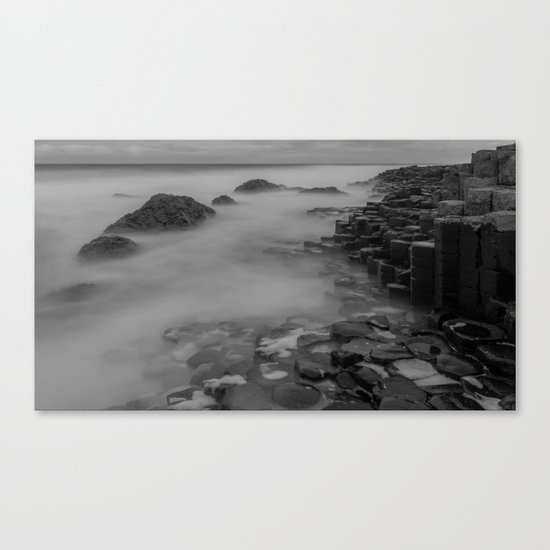 Causeway stones Canvas Print