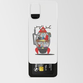 Santa's Rocket House. Android Card Case