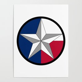 Texas Lone Star Poster