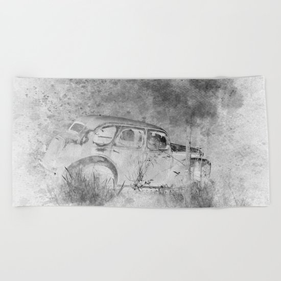 Parked and forgotten Beach Towel