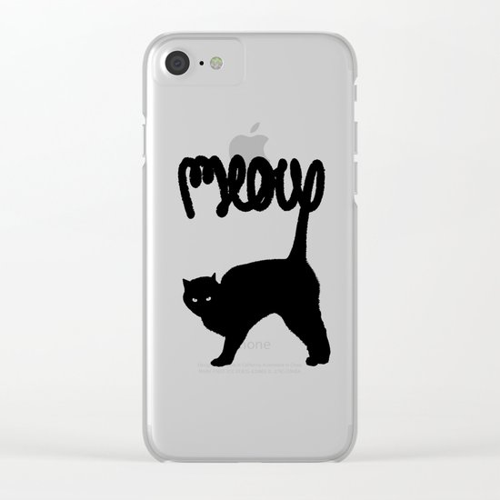 Meow Clear iPhone Case