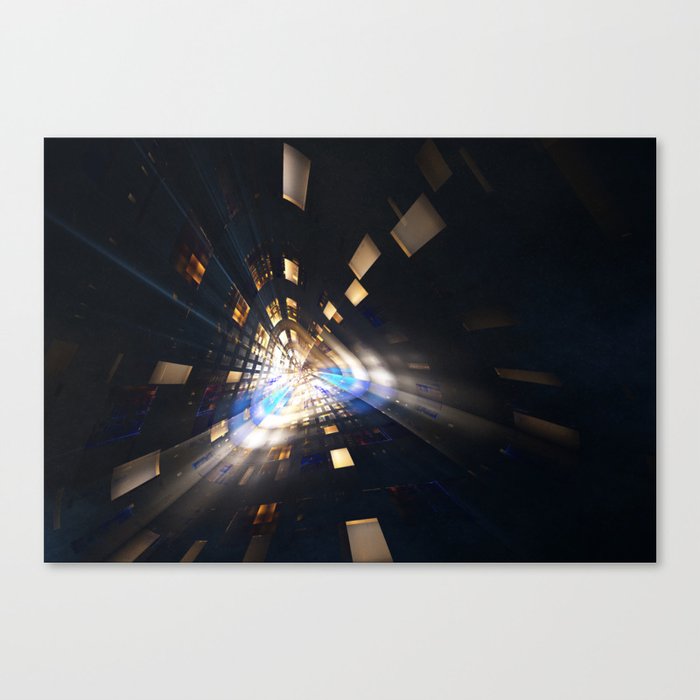 Flight In The Space Canvas Print