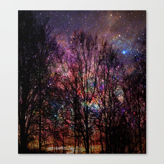Life in the forest Canvas Print