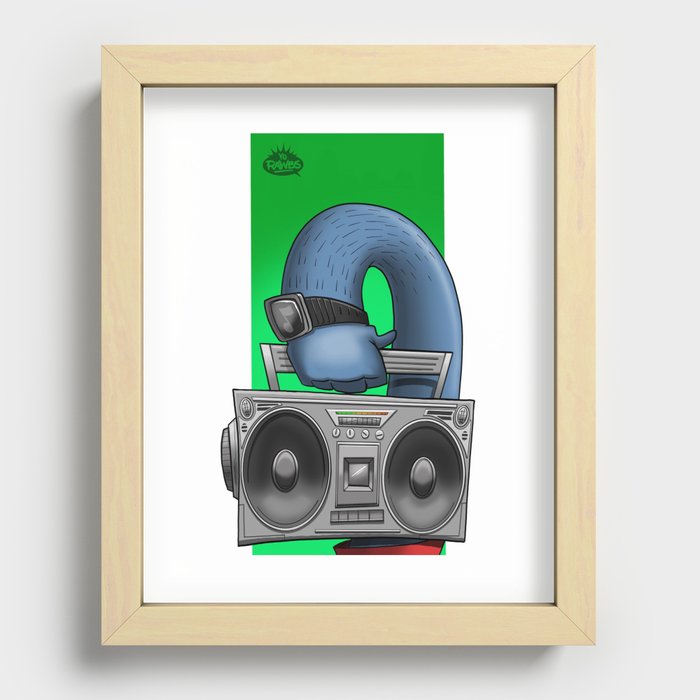 Boombox Arm Recessed Framed Print
