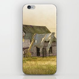 Retro Style Wash on the Clothesline by Prairie Farm House iPhone Skin