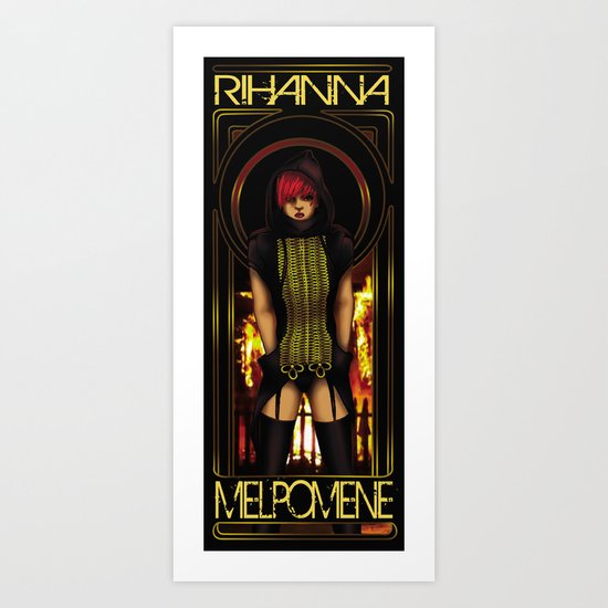 The Muse of Tragedy Art Print