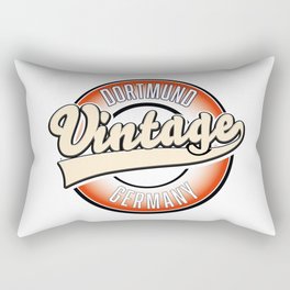 Dortmund vintage style logo. Rectangular Pillow