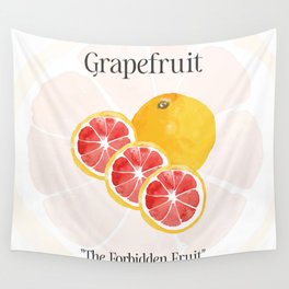 The Glorious Greatness of Grapefruit Wall Tapestry