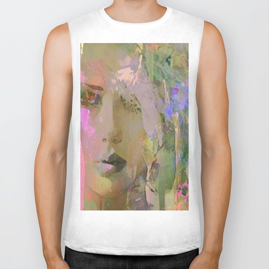 The nameless girl Biker Tank