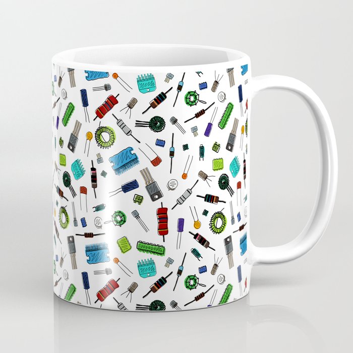 Circuit Components - Color Coffee Mug
