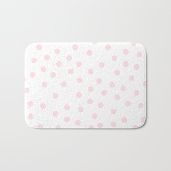 Simply Dots in Pink Flamingo Bath Mat